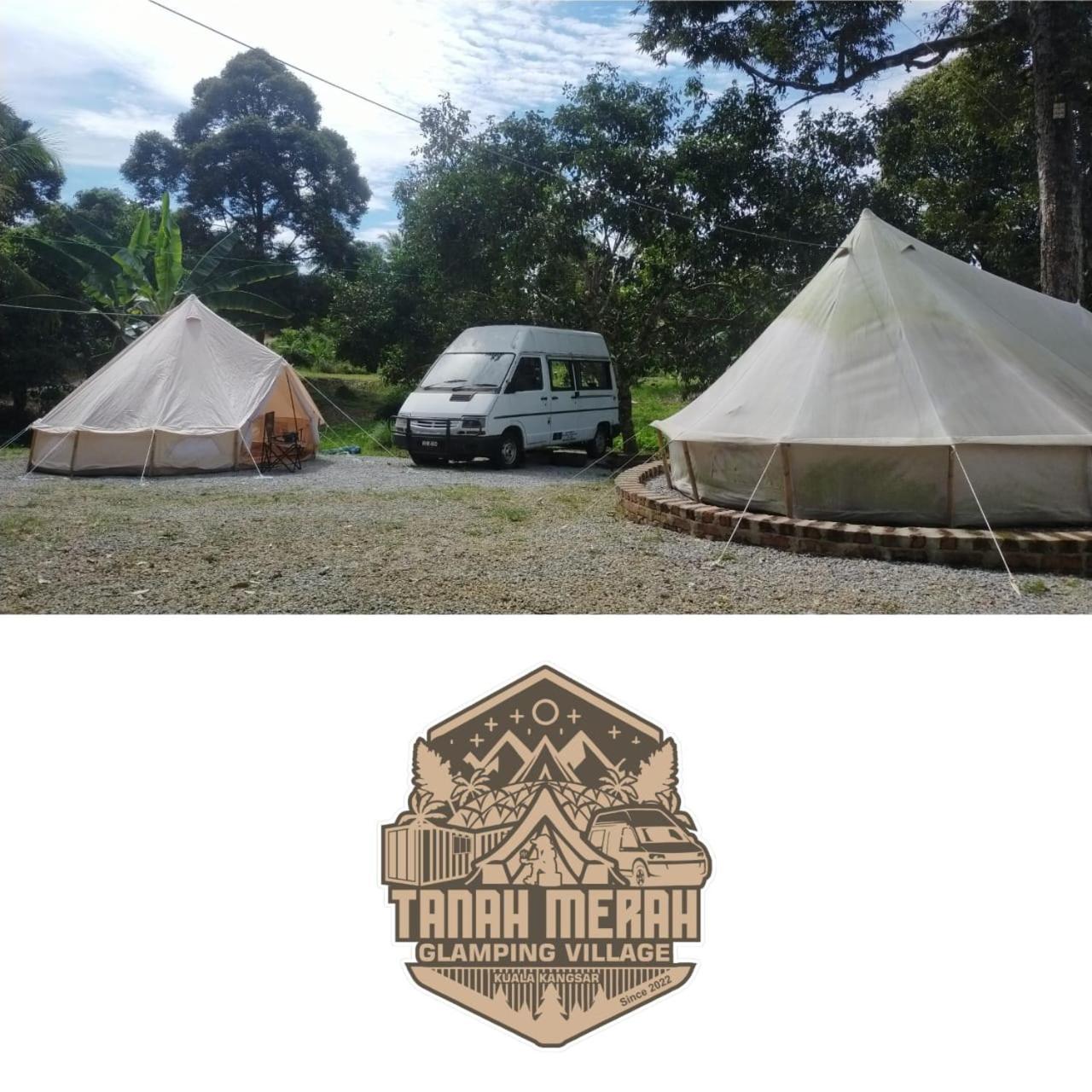 Tanah Merah Glamping Village Kuala Kangsar Luaran gambar